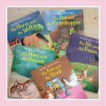 My First Bedtime Stories (Illustrated) (Set of 5 Books) - The Horse and the Wolf, The Hare and the Hounds, The Fox and the Raven, The Fox and the ... Ant and the Grasshopper - Story Book for Kids