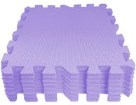 Grendle 8pc Purple 30.5 x 30.5 x 1cm Interlocking Foam Play Mat Set