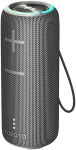 TAZATA Portable Bluetooth Speaker, 30W 360° Surround Sound IPX7 Waterproof Wireless Golf Speakers,Outdoor Loud TWS Speaker with TF AUX Type-C Port,for Beach Party Camping