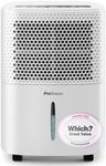 Pro Breeze® Eco Compact 12L/Day Small Dehumidifier - 5p/h to run, Automatic Damp Absorber For Home Bedroom Sensor & Display, Laundry Drying & Stop Condensation, WINNER OF THE WHICH? GREAT VALUE AWARD