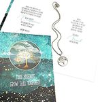 Smiling Wisdom - Tree of Life True Best Friend Gift Set - Reason Season Lifetime Friendship Greeting Card + Necklace Jewelry - Her Woman Bestie BFF – Stainless Steel