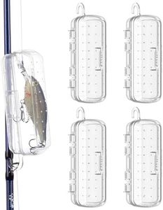 KastKing Bait Kapsule – Lure Cover with Vent Holes, Protects Hooks, Multiple Sizes (S, M, L, Jumbo,Drop Shot) - Multiple Attachments for Freshwater & Saltwater Fishing Gear. Patent Pending.