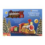 The Christmas Workshop Christmas Train Sets / 4 Separate Designs/Realistic Sounds & Light/Battery Operated (Standard Train Set)