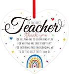 Teacher Appreciation Gifts for Women Teachers Christmas Ornaments Thank You Appreciation Teacher Ornaments for Christmas Tree Teacher Retirement Gift Back to School Graduation Gifts for Teachers