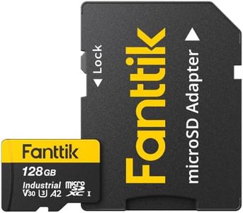 Fanttik High Speed 128GB Micro SD Card with Adapter, Support for Dash Cam
