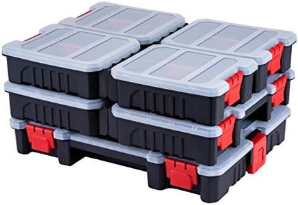 Toolbox Organizer Set Tool Organizer Storage Box Small Parts Case (7 Pieces)