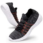 Harvest Land Womens Slip On Trainers Lightweight Walking Shoes for Ladies Comfortable Gym Sneakers for Women Black Size UK9