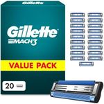 Gillette Mach3 Razor Blades Men, Pa