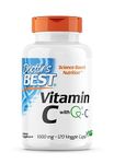 Doctor's Best, Vitamin C with Quali C, 1.000mg, 120 Vegan Capsules, Gluten-Free, Soy-Free, Vegetarian