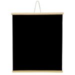 4MYL Kids Black Board for Home Study - Wall Hanging Wooden Rolled up Black Board for Kids Teaching, Chalk Board for Children, Writing Board (20x30 Inches)