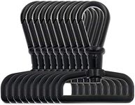 BIKICOCO 1-1/2'' Swivel Trigger Round Head Snap Hook Lobster Claw Clasp Spring Loaded Clip, Black - Pack of 10