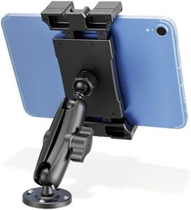 OHLPRO Heavy Duty Tablet Mount for Semi Truck, Drill Base iPad Holder Compatible with RAM Mount B Size 1" Ball, 360° Rotating Dashboard Stand for 5-17" iPad Pro,Great for Desks, Wall, Businesses