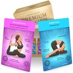 Asana Moon Premium Yoga Cards – Deck with Over 120 Yoga Poses – Yoga Sequencing Deck with Yoga Cues and Sanskrit Names for Beginners and Teachers – Unique Yoga Gift for Women or Any Yoga Lover