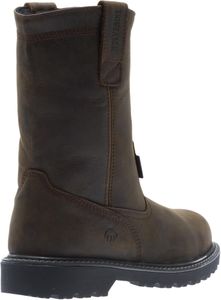 Wolverine Men’s Floorhand 10" Waterproof Steel Toe Work Boots, Dark Brown 8.5