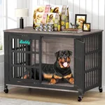 EasyCom XXL Dog Crate Furniture wit