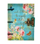 CRAFT CLUB Wonderful World Diary in Euro Binding with 100% Recycled Handmade Paper