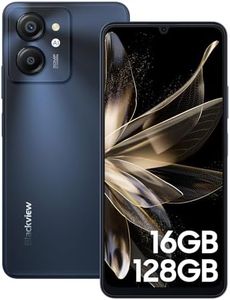 Blackview Smartphone Color8 con 16 GB + 128 GB/2 TB-TF, Octa-core, 6000 mAh/18 W, 6,75 pulgadas HD+/90 Hz, 50 MP + 8 MP, Android 13 Teléfono Móvil, Fingerprint/Face ID/OTG/GPS/3 Ranuras/3,5 mm Jack-2