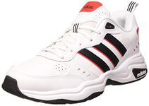 adidas Men's Strutter Trainers, Ftwr White/Core Black/Active Red, 8 UK