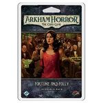 Arkham Horror The Card Game: Fortune and Folly Scenario Pack - Horror Game - Cooperative Game for Adults - Ages 14+ - 1-2 Players - Avg. Playtime 1-2 Hours - Made by Fantasy Flight Games