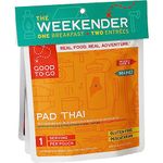 GOOD TO-GO Weekender 3-Pack Variety #2 | Pad Thai, Granola, Indian Vegetable Korma | Camping Food, Backpacking Food, Just Add Water Meals, Backpacking Meals | Tastes Better Than Freeze Dried Meals