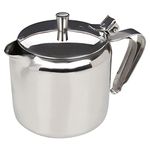 AJAY STEEL Stainless Steel Tea Serving Pot with Handle, Large 1000ml