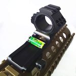 HWZ Tactical 25.4mm 30mm Cantilever Scope Ring Mount with Bubble Level for 20mm Picatinny Weaver