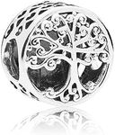 Pandora Jewelry Openwork Family Roots Charm - Family Tree Charm for Pandora Charm Bracelets - Perfect for Anniversary, Holiday, or Birthday Gift - Sterling Silver