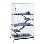 Little Friends Blenheim Extra Tall Rat Cage with Accessories, 140 cm, White