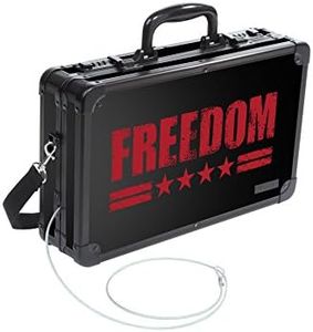 Vaultz Locking Hard-Sided Handgun Case, 14.5 x 3.5 x 10 Inches, Freedom (VZ03562)