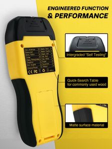 Pin-Type Moisture Meter – 8 Modes for Wood, Drywall, Concrete