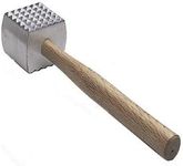 Onesource New, Extra Large Heavy-Duty Meat Tenderizer Mallet, Meat Tenderizer Hammer, Double-Sided, Commercial-Grade, Wood Handle by