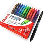 Pentel - Energel X BL107 Retractable Gel Rollerball Pens - 0.7mm - 1 of Each Colour - Wallet of 12