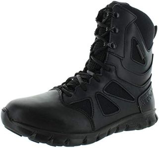 Reebok Work Sublite Cushion Tactical 8 WP Womens Boot, Black, 8.5