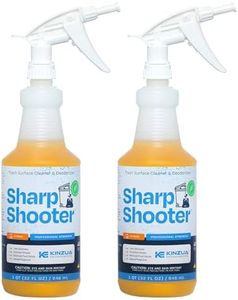 KINZUA ENVIRONMENTAL Sharpshooter, Heavy-Duty Trash Can Odor Eliminator & Degreaser, Garbage Surface Cleaner and Deodorizer Foam, Professional-Grade, Fresh Citrus Scent, 32 oz, Pack of 2