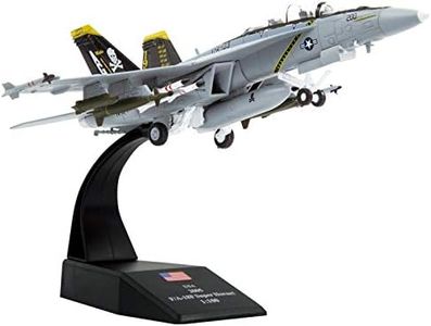 Lose Fun Park 1:100 F/A-18 Hornet Strike Fighter Attack Diecast Military Planes Matel Model Airplane with Stand