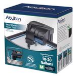 Aqueon Aquarium Fish Tank SmartClean Power Filter with EcoRenew Filter Cartridge, 10-20 Gallons