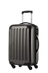 HAUPTSTADTKOFFER - Alex - Carry on luggage On-Board Suitcase Bag Hardside Spinner Trolley 4 Wheel Expandable, 55cm, graphite