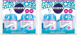 Ecozone Forever Flush 2000 Toilet Block Twin Pack,blue (Pack of 2)