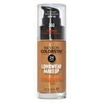 Revlon Colorstay Liquid Foundation Makeup for Combination/Oily Skin SPF 15, Longwear Medium-Full Coverage with Matte Finish, Golden Caramel (360), 30 ml