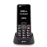 【Spring Deal】 Jethro SC490 4G Unlocked Big Button Cell Phone for Seniors, Larger Screen, Quick Charging Table Dock, SOS Button, Speed Dial, Hearing Aid Support, Easy to Use for Elderly & Kids