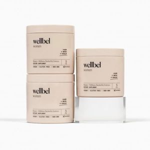 WELLBEL Women Clean Supplement for Hair, Skin, and Nails, Vegan, Gluten Free and Non GMO 90 Count (3 Pack)