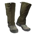 Frelaxy Leg Gaiters2022 New Version Ultra HIGH-Performance Hunting Gaiters, 100% Waterproof Hiking Gaiters with Upgraded Rubber Foot Strap, Adjustable Snow Boot Gaiters (Olive Green, M)