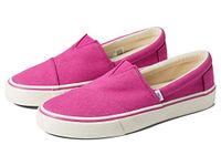 TOMS Slip-On Sneakers, Dark Fuchsia Washed Canvas, 12