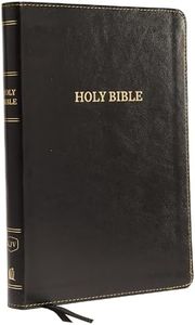 KJV Thinline Bible, Large Print, Indexed, Red Letter Edition [Black]: Holy Bible, King James Version
