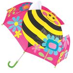 Stephen Joseph Little Girl's Pop Up Umbrella, Accessory, Beet, No Size