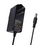 Snsnlent DC 12V 1A AC Adapter AC 100-240V to DC 12V 1000mA Power Supply Adapter 12V 12W 1A AC DC Adapter with DC Connector Jack 5.5mmx2.1mm (12v 1a)