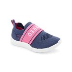 OshKosh B'Gosh Boy's Powell Sneaker, Navy/Pink, 7 US Toddler