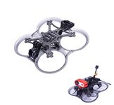 112mm Pusher design 2.5 inch Micro brushless whoop frame Carbon Fiber fpv racing Quadcopter drone frame with BN220 GPS mount Action camera mount Support Caddx Vista Digital FPV System