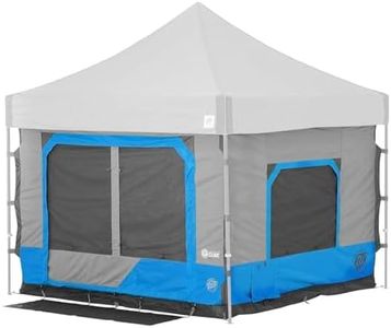E-Z UP Camping Cube 6.4, Converts 10' Straight Leg Canopy into Camping Tent (Canopy/SHELTER NOT Included), Splash
