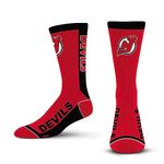 For Bare Feet Mvp Crew Sock NHL Large, Team Color, L